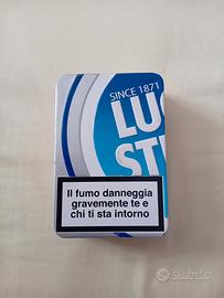 Scatole vintage anni 90 Lucky Strike/Wiston latta
