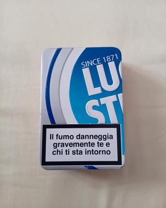 Scatole vintage anni 90 Lucky Strike/Wiston latta