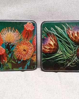 Set 6 Sottobicchieri Vintage Sudafrica Anni '70 - 