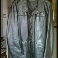 giaccone vintage da uomo Basile in pelle nuovo