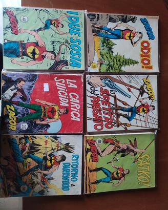 Fumetti Zagor scritta rossa e Zenith 