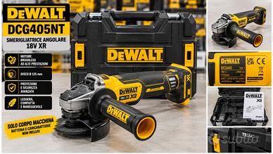 DeWalt DCG405NT Smerigliatrice 18V XR S/Corpo