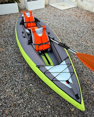 Kayak gonfiabile Itiwit 2 posti con p di accessori
