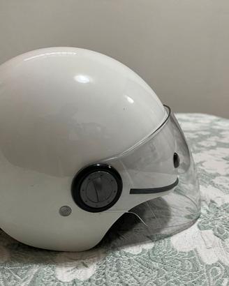 Casco Jet JFM Bianco Taglia M Omologato ECE R22-05