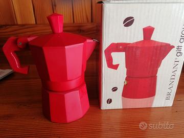 moka  per caffè rossa brandani