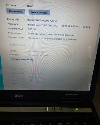 Acer Computer portatile 5720