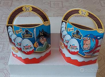 kinder n.2 scatole PACK serie Mostri & Pirati