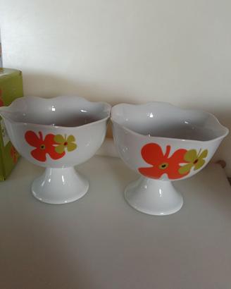 2 Coppe in ceramica per gelato