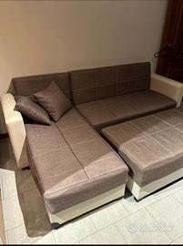 Divano letto angolare contenitore