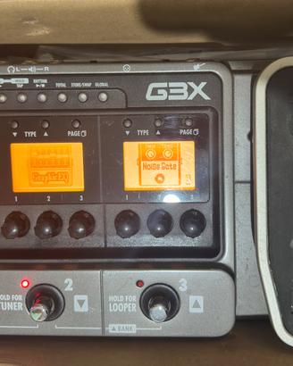 Zoom G3X Pedaliera multieffetti  per chitarra