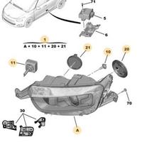 Faro anteriore Citroen C4 Picasso Spacetourer