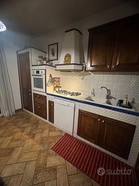 Cucina in finta muratura