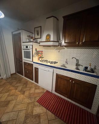 Cucina in finta muratura