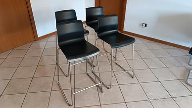 Sgabello nero Ikea modello Glenn