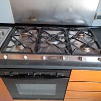 piano cottura Smeg 5 fuochi tripla corona