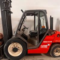Muletto manitou guasto iniezione da rifare
