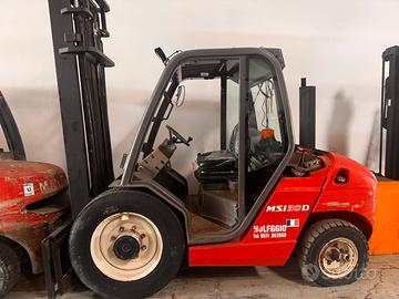 Muletto manitou guasto iniezione da rifare