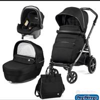 trio peg Perego black shine