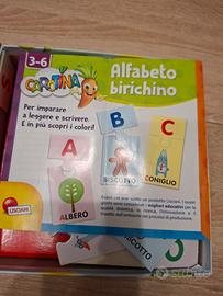 Alfabeto birichino per bambini 