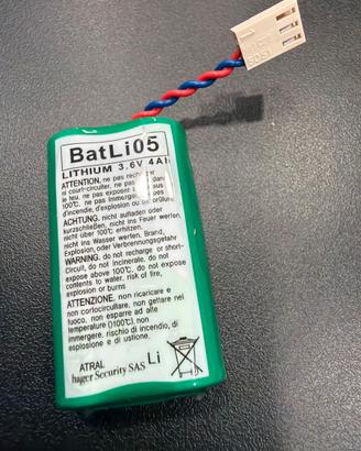 Battteria per siatemi allarme Daitem e Logisty