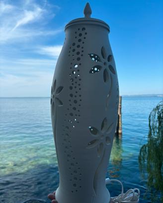 Lampada orientale ceramica di Bassano