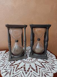 Antica grande clessidra in Peltro, marchiata!