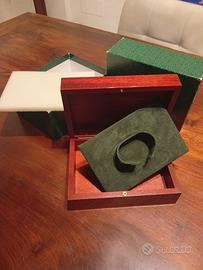 scatola vintage Rolex mogano