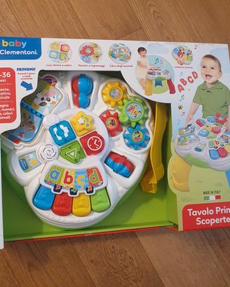 tavolo prime scoperte baby clementoni
