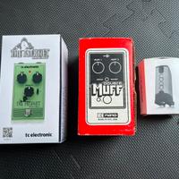 Pedali Chitarra Fuzz Delay e Sustainer stile E-bow