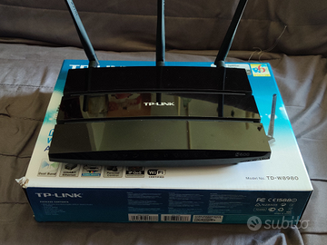 TP-Link TD-W8980. Modem Router Gigabit ADSL2+ Wire