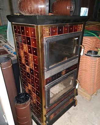 stufa a legna con forno