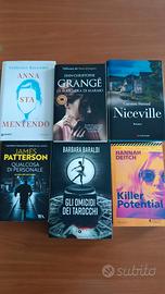 Lotto 6 libri thriller