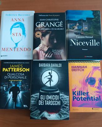 Lotto 6 libri thriller