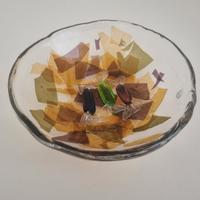 Porta caramelle in vetro soffiato centrotavola