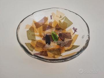 Porta caramelle in vetro soffiato centrotavola