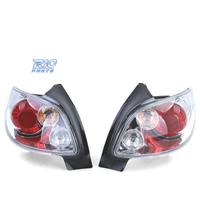 FANALI PEUGEOT 206 98-09 FONDO CROMATO ROSSO