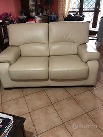 Divano in pelle 2 posti