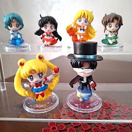 action figure sailor moon serie completa 6 pezzi