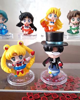 action figure sailor moon serie completa 6 pezzi
