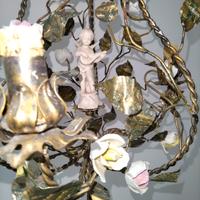 Lampadario antico Liberty '900 originale