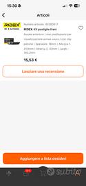 RIDEX kit pastiglie freni