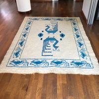 TAPPETO SARDO LANA ANNODATO a mano a Dorgali (NU).