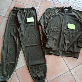 tuta uomo taglia L comoda verde militare