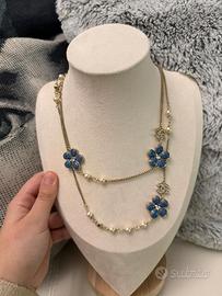 Collana chanel con fiori