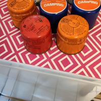 Lanterna da campeggio a gas con bombole