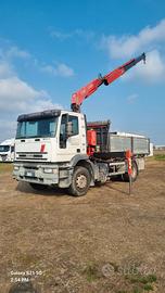 EUROCARGO 180E27 GRU E RIBALTABILE 