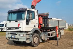 EUROCARGO 180E27 GRU E RIBALTABILE 