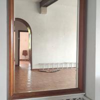 Specchio grande cornice in legno