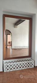 Specchio grande cornice in legno