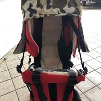 Zaino porta bimbo con tasca porta oggetti 